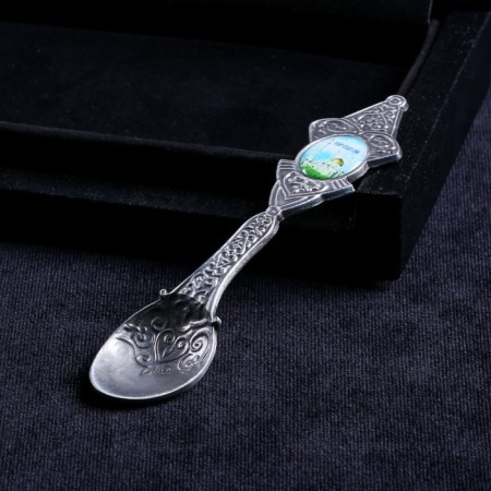 Spoon souvenir "Kazakhstan. Nur Sultan ", metal