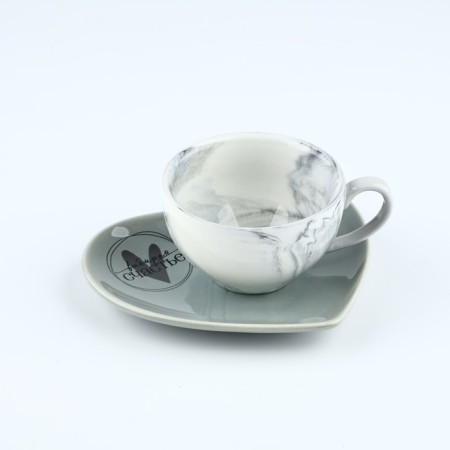 Gift set "Choose happiness": a mug 150 ml, a saucer-1