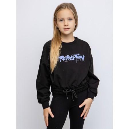 Pulover for children, height 110 cm, black color