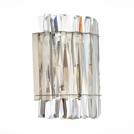 Sconces st. SL1170.101.02. Fabio. 2x40 watts, E14, 25x30 cm, Nickel color