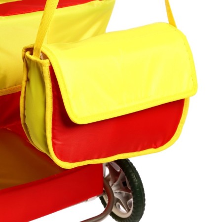 Puppet stroller No. 13, red/yellow color-3
