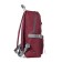 Youth backpack, synthetic fabric, 285x440x135 cm, Bordeaux/black