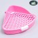 Corner toilet for rabbits and ferrets "Pijon", 24 x 18 x 11 cm, pink