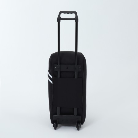 Road bag on wheels, external pocket, black color-2