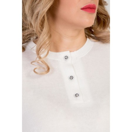Female jumper, size 56, white color-5