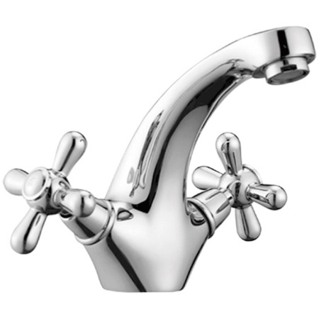 Fashun A1025 shell mixer, two -wound, pour 117 mm, brass, chrome