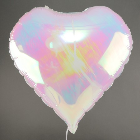 Foil ball 18 "heart", pearl color