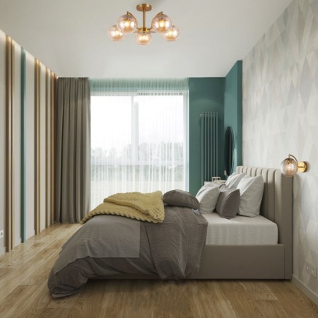 Ceiling chandelier with Eden, 40W, E27, 59x59x30 cm-3
