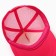 Women's baseball cap with minaku grid, fuchsia color, size 56-58