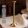 Aluminum Climber "Roman" per 1 candle 9.5x9.5x33 cm