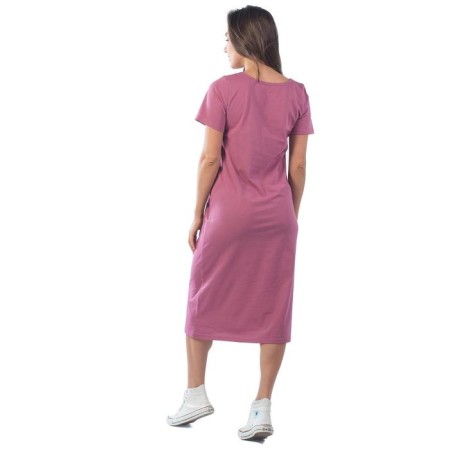 Women's dress, size 44, raspberry color-3