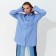 Women's blouse Minaku: Casual Collection, Blue Color, Size 48