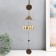 Wind Music Metal "Sun" 3 bells 35 cm