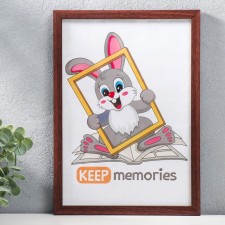 Photo frame plastic 21x30 cm 1487 brown