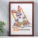 Photo frame plastic 21x30 cm 1487 brown