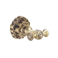 Крючок Bronze de Luxe K25205, двойной, подвесной, бронза