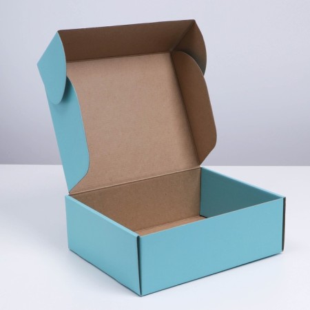 Gift folding box, packaging, Tiffany, 27 x 21 x 9 cm-2