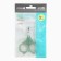 Children's manicure scissors, with a protective cap, type 2, green color