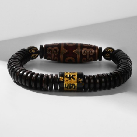 Buslet "Busina Ji" coins, black-brown color, d = 6 cm-1