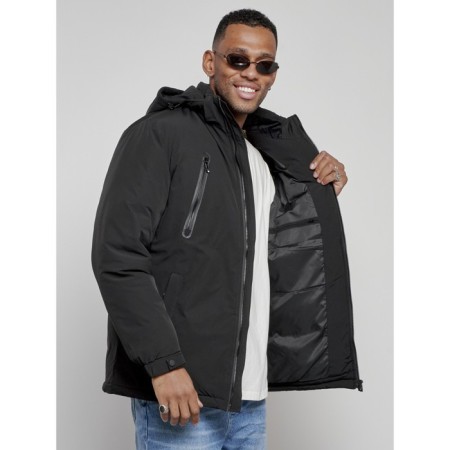 Sports male winter, size 56, black color-12