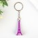 Plastic keychain "Eiffel Tower Color" mix 4x1.6x1.6 cm