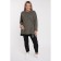 Women's tunic, size 54, brown color