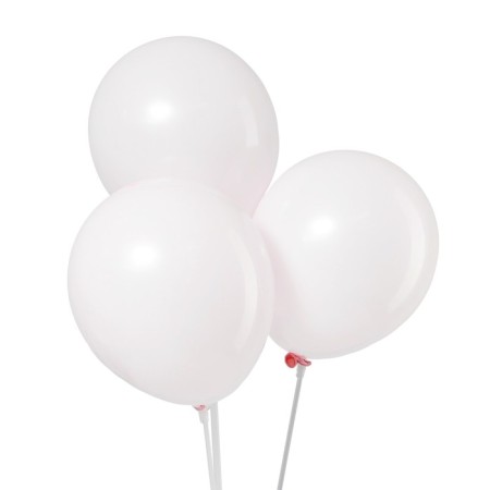 Latex ball 12 "Makarun", in the set 5 pcs., Pink color-1