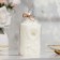 Candle-cylinder wedding "Kame", white, 6 × 11 cm