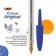 A set of ballpoint pens 10 pieces, BIC "Cristal Original", 1.0 mm node, blue ink, transparent case