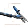Scissors for metal "bison" 23130-SL, straight cut, 300 mm, two-component handles