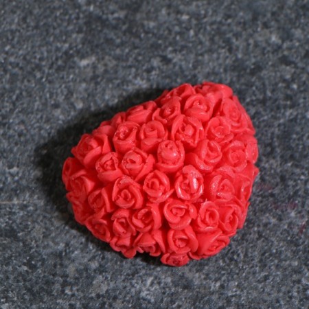 Figure soap "Heart in roses" 30g-1