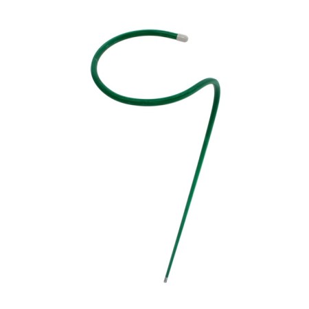 Builder for flowers, d = 30 cm, h = 90 cm, leg d = 1 cm, metal, green