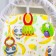 Shakeslong - rocking for newborns "Panda", game arc, toys mix