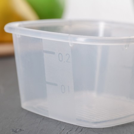 Container for products with a measuring scale "Biofresh", 230 ml, color mix-2