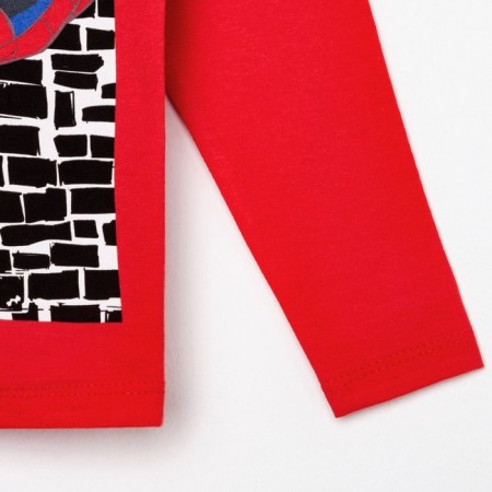 T-shirt with long sleeve "Spider-Man", Marvel, height 122-128, red-8