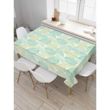 The tablecloth “Autumn wind”, rectangular, Saten, size 145x180 cm