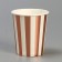 A glass of paper "strip", set ", 6 pcs., Color pink gold