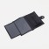 Male purse on the button, department for auto documents, black color