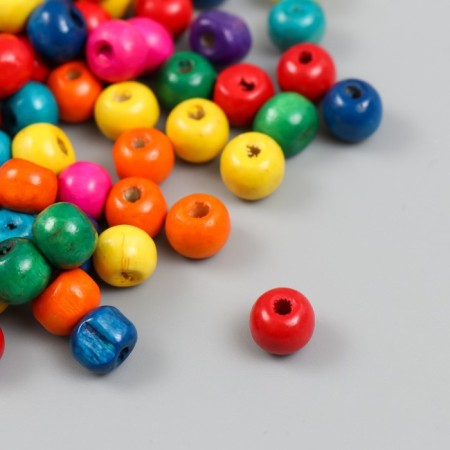 Beads for creativity tree "Multi -colored" d = 0.8 cm set 20 g-1