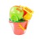 Sanding set No. 155: bucket, strainer, scoop, robberies, 2 molds, watering can, color mix