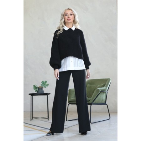 Women's sweater wisell, size 44, black color-8