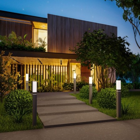 Landscape LED LED Elektrostandard, Techno, 100x50x603 mm, 5W, LED, 400LM, 4000K, Gray color gray-3