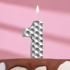 Candle in the cake on the skewer 