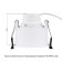 Pointed-built lamp Arte Lamp Kang A2163PL-1WH, GU10, 50 W, 8.1x8.1x5.4 cm, white