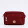 Bag Cross-Bodi with a zipper, red color