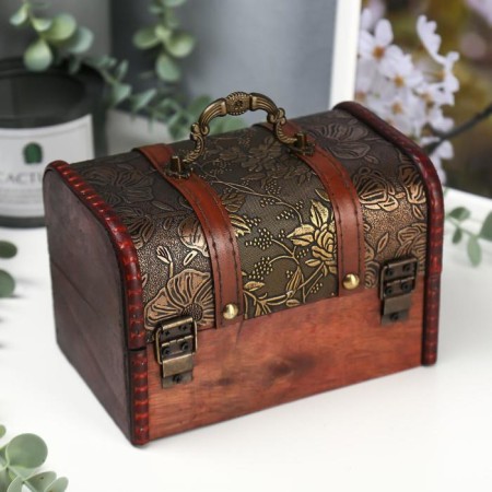 Casket chest "Blooming Garden" 11.5x18x12 cm-4