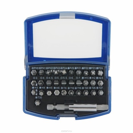 Набор бит-вставок KRAFT KT700698, 33 предмета