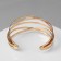Bracelet Metal "Athena" multi -layer, color gold
