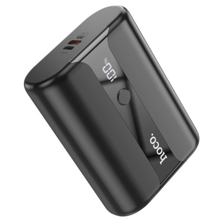 External battery Hoco Q3 Pro, 10,000 mAh, 1 USB, 1 Type-C, 3 A, display, black-1
