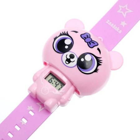 Electronic watch "Milashachka", pink color-2